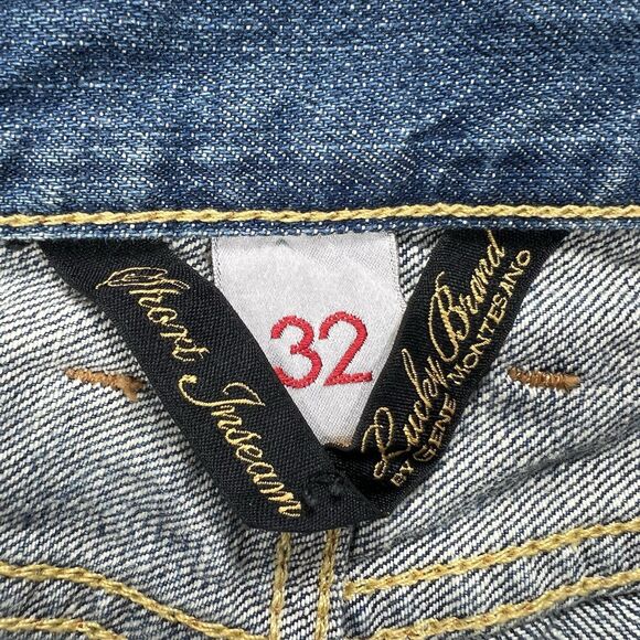 Lucky Brand Dungarees Bootcut Jeans Men’s 32 (Actual 30x28) Western Workwear Y2K - Picture 8 of 14